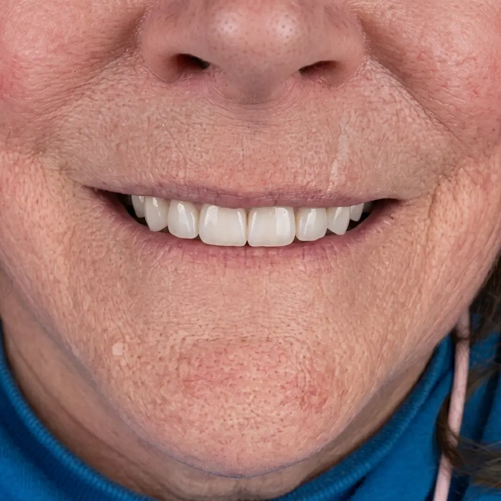 After – Lower Implant Restoration